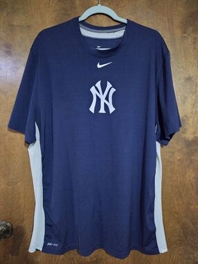 New York Yankees Nike Dri-FIT Institutional T-shirt Navy Blue Men's XL